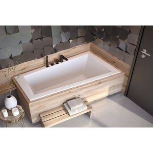 BESCO - Asymetrická vaňa INTIMA SLIM - Nožičky k vani - Bez nožičiek, Rozmer vane - 150 × 85 cm, Spôsob prevedenia - Pravé VANINTI15SLIMP vyobraziť