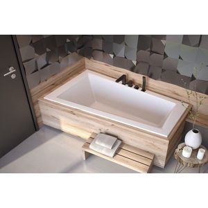 BESCO - Asymetrická vaňa INTIMA SLIM - Nožičky k vani - Bez nožičiek, Rozmer vane - 160 × 90 cm, Spôsob prevedenia - Ľavé VANINTI16SLIML vyobraziť