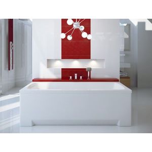 BESCO - Obdĺžniková vaňa OPTIMA - Nožičky k vani - S nožičkami, Rozmer vane - 170 × 70 cm VANOPT17+OLVPINOZ vyobraziť