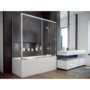 BESCO - Bočný panel k vaňovej zástene DUO SLIDE II - FARBA rámu - Hliník leštený, Rozmer A - 70 cm, Rozmer C - 150 cm, Smer zatvárania - Univerzálne Ľavé / Pravé BCDUSL70CC vyobraziť