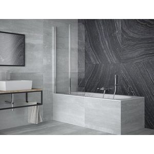 BESCO - Vaňová zástena PRIME 2 - FARBA rámu - Chróm / Leštený hliník (ALU), Rozmer A - 90 cm, Smer zatvárania - Univerzálne Ľavé / Pravé, Výplň - Číre bezpečnostné sklo - 5 mm BCPRIM90CC vyobraziť