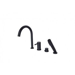 BESCO - 4 - otvorová vaňová batéria ILLUSION čierna s príslušenstvom BABWI4CZ vyobraziť