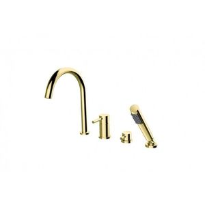 BESCO - 4 - otvorová vaňová batéria ILLUSION zlatá s príslušenstvom BABWI4ZL vyobraziť