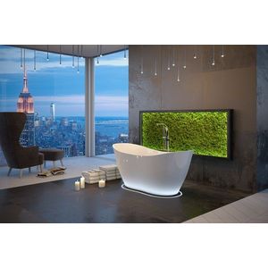 BESCO - Voľne stojaca vaňa VIYA (ANDRIA) - Farba - Biela, Rozmer vane - 160 × 70 cm VANAND16W vyobraziť