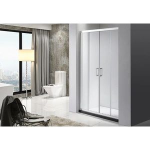 OLSEN SPA - Sprchové dvere VILAR - FARBA rámu - Hliník leštený, Rozmer A - 130, Rozmer C - 190, Smer zatvárania - Univerzálne Ľavé / Pravé, Výplň - Číre bezpečnostné sklo - 6 mm OLBENW102913CC vyobraziť