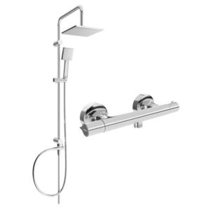 MEXEN/S - Tord sprchový stĺp vrátane sprchovej termostatickej batérie Slim, chróm 77105200-00 vyobraziť