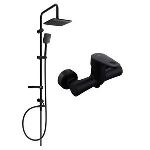 MEXEN/S - Sven sprchový stĺp vrátane sprchovej batérie Kama, čierna 72540262-70 vyobraziť