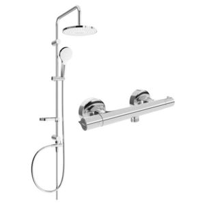 MEXEN/S - Erik sprchový stĺp vrátane sprchovej termostatickej batérie Slim, chróm 77105205-00 vyobraziť