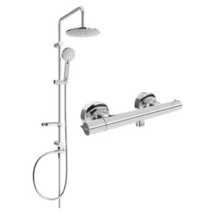 MEXEN/S - Carl sprchový stĺp vrátane sprchovej termostatickej batérie Slim, chróm 77105240-00 vyobraziť