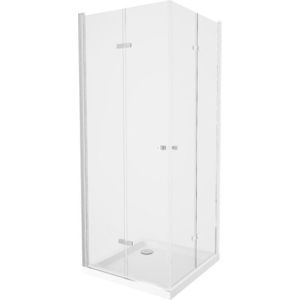 MEXEN/S - Roma Duo sprchovací kút 100x100, transparent, chróm +vanička so sifónom 854-100-100-01-02-4010 vyobraziť