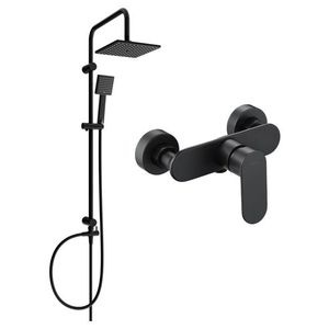 MEXEN/S - Tord sprchový stĺp vrátane sprchovej batérie Milo, čierna 71340200-70 vyobraziť