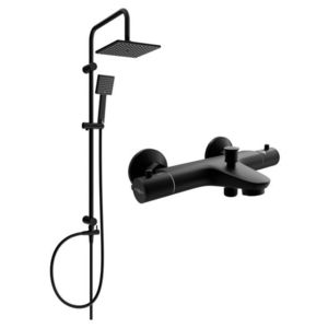 MEXEN/S - Tord sprchový stĺp vrátane vaňovej termostatickej batérie Nox, čierna 77350200-70 vyobraziť