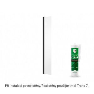 BESCO - Pevná stena ECO-N Black - Pevná stena - 30 cm BCEXON30BC vyobraziť