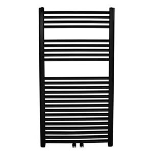 NOVASERVIS - Vykurovacie teleso čierné - rovné, stredové pripojenie 450/1200/RS, 5 vyobraziť