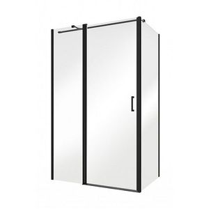 BESCO - Pevná stena EXO-CH BLACK - FARBA rámu - Čierna, Rozmer A - 90, Rozmer C - 190, Smer zatvárania - Univerzálne Ľavé / Pravé, Výplň - Číre bezpečnostné sklo - 6 mm BCEXOCH90BC vyobraziť