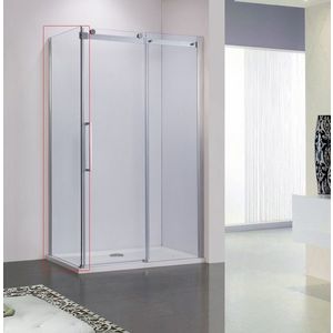 HOPA - Pevná stena BELVER - FARBA rámu - Chróm / Leštený hliník (ALU), Pevná stena - 90, Smer zatvárania - Univerzálny Ľavé / Pravé, Výplň - Číre bezpečnostné sklo - 8 mm BCBELV90PSCC vyobraziť