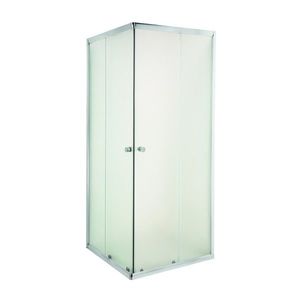 INVENA - Sprchovací kút štvorec PARLA, profil: chróm, sklo frosted 90x90 AK-48-191-O vyobraziť