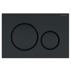 GEBERIT SIGMA20 ovládacie tlačítko, Easy-to clean, čierny mat 115.882.16.1 vyobraziť