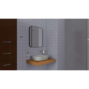 OLSEN SPA - Zrkadlo bez osvetlenia MALŠIE - Rozmer A - 60 cm, Rozmer B - 3.5 cm, Rozmer C - 70 cm ZRNOEK7060 vyobraziť