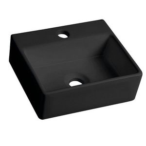 SAPHO - GIULIA keramické umývadlo 33, 5x29cm, čierna mat BH7002B vyobraziť