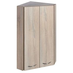 AQUALINE - ZOJA/KERAMIA FRESH horná skrinka rohová 35x76x35cm, dub platin 50333 vyobraziť