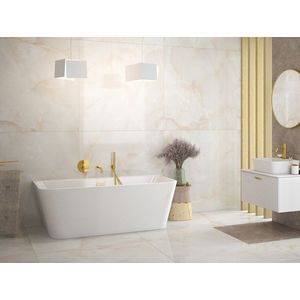 BESCO - Voľne stojaca vaňa VARYA biela - Farba - Biela, Farba sifónu - Zlatá, Rozmer vane - 170 × 80 cm VANVARYA170Z vyobraziť