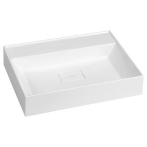 SAPHO - GODIVA umývadlo, liatý mramor, 58x44cm, bez otvoru, biela GU058-0 vyobraziť