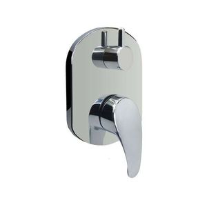 Mereo Sprchová podomietková batéria s prepínačom, Sonáta, Mbox, oválny kryt, chróm CB60106B vyobraziť