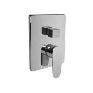 Mereo Sprchová podomietková batéria s prepínačom, Viana, Mbox, hranatý kryt, chróm CBE60106C vyobraziť