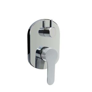 Mereo Sprchová podomietková batéria s prepínačom, Zuna, Mbox, oválny kryt, chróm CB60106ZB vyobraziť