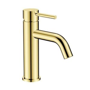 BESCO - Stojanková umývadlová batéria VEO II zlatá BABUVIIZL vyobraziť