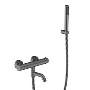 BESCO - Nástenná termostatická vaňová batéria VEO grafitová s príslušenstvom BABWVSTGR vyobraziť