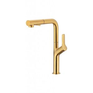 KFA KFA - DUERO DESIGN drezová batéria s otočnou vyťahovacou sprchou, brúsené zlato 6623-220-31 vyobraziť