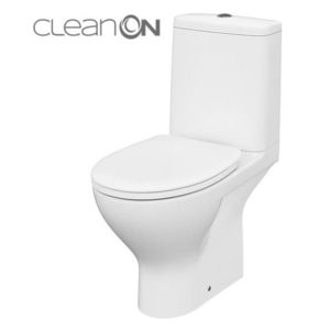 CERSANIT - WC KOMBI MODUO 43 cm 673 011 3/5 CLEAN ON, SEDADLO DUROPLAST-SOFT CLOSE K116-035 vyobraziť