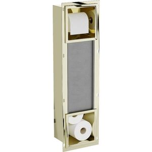 MEXEN - X-Wall-BP modul na toaletný papier s úložným priestorom, zlatá 1954 vyobraziť