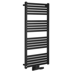 Bruckner - GRUNT vykurovacie teleso 500x1050, stredové pripojenie, čierny mat 600.121.6 vyobraziť