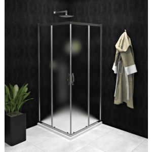 GELCO - SIGMA SIMPLY štvorcová sprchová zástena 1000x1000 rohový vstup, Brick sklo GS2410GS2410 vyobraziť