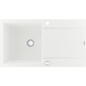 MEXEN MEXEN - Leo granitový drez s odkvapkávačom 900x500 mm, biela 6501901010-20 vyobraziť