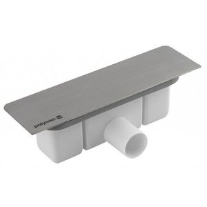 POLYSAN - KAZUKO vaničkový sifón, DN40, krytka nerez mat 26317 vyobraziť