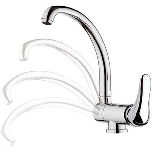 SAPHO SAPHO - SALY stojánkova drezová batéria sklopná pod okno, chróm SA060 vyobraziť