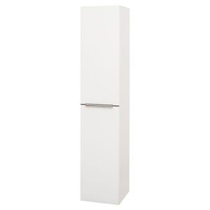 Mereo Mailo, kúpeľňová skrinka vysoká 170 cm, biela, chróm madlo CN514LP vyobraziť