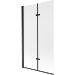 MEXEN - Castor vaňová zástena 2-krídlo 100 x 150, dekor, čierna 892-100-002-70-30 vyobraziť