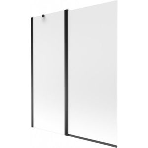 MEXEN - Flip vaňová zástena 1-krídlo 140 x 150, dekor, čierna 894-140-101-70-30 vyobraziť