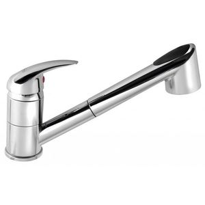 AQUALINE AQUALINE - Stojánkova drezová batéria s výsuvnou sprškou, chróm 1107-74 vyobraziť