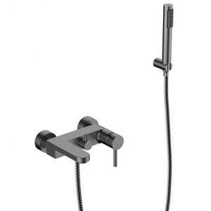 BESCO - Nástenná vaňová batéria DECCO grafitová s príslušenstvom BABWDSGR vyobraziť