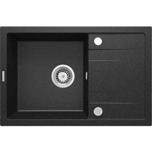 DEANTE DEANTE - Corio grafit - Granitový drez s odkvapkávačom ZRC_2113 vyobraziť