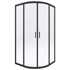 DEANTE - Funkia čierna - Sprchovací kút, polguľatý, 80x80 cm KYP_N52K vyobraziť