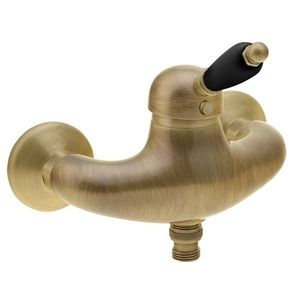 SAPHO - KIRKÉ BLACK nástenná sprchová batéria, čierna páčka, bronz KI11NB vyobraziť