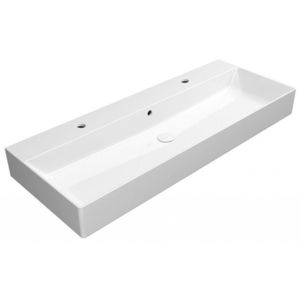 GSI - KUBE X keramické dvojumývadlo 120x47cm, biela ExtraGlaze 9424211 vyobraziť
