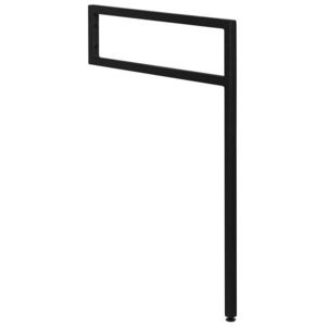 SAPHO - Podperná konzola 490x690x20, lakovaná oceľ, čierna matná 30362 vyobraziť